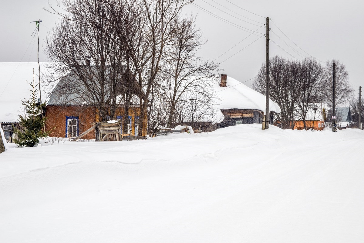 Кокино. Жилой дом. Март 2021 г. Фото Е. Чудиновских.