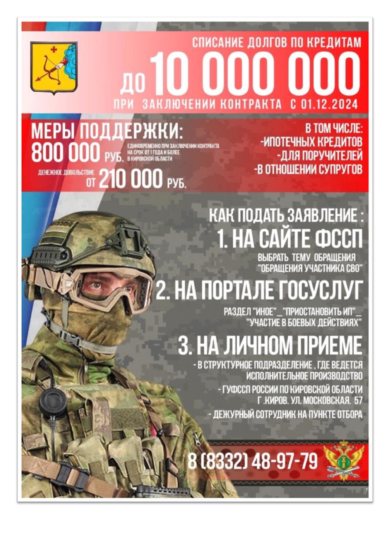 ЕДИНОВРЕМЕННАЯ ДЕНЕЖНАЯ ВЫПЛАТА  ДЛЯ ЛИЦ, УЧАСТВУЮЩИХ  В СПЕЦИАЛЬНОЙ ВОЕННОЙ ОПЕРАЦИИ.